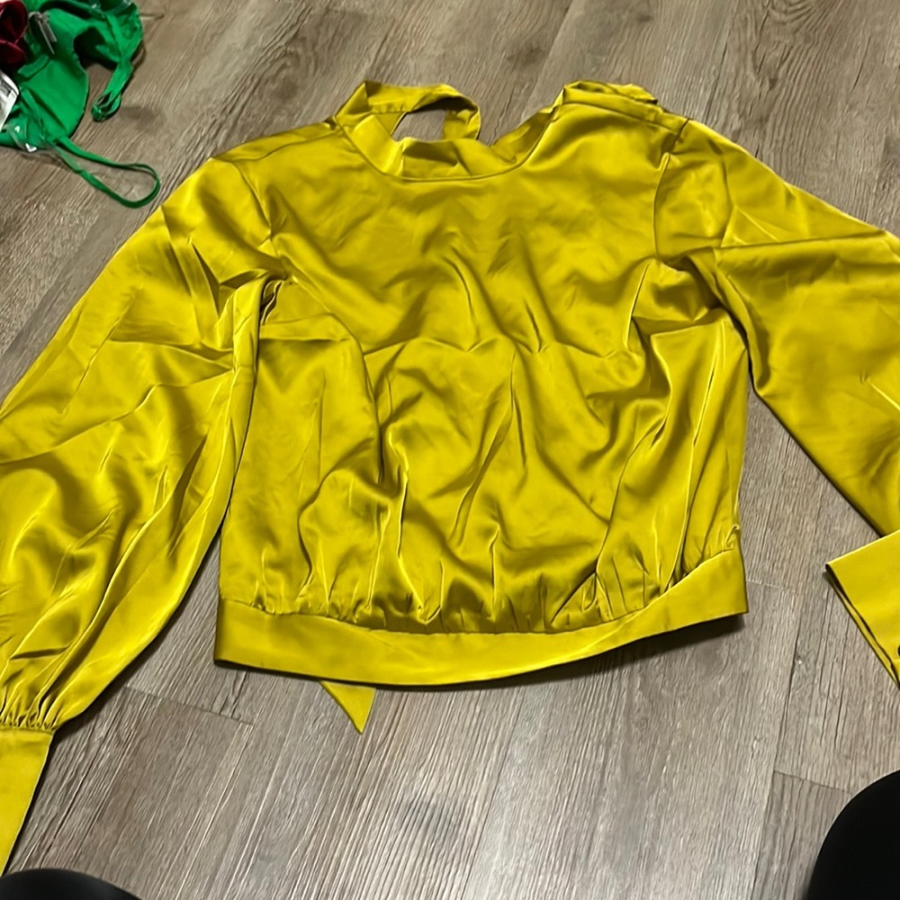 Express satin top